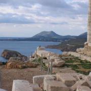 Le temple de Poseidon au Cap Sounion